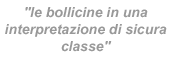 le bollicine in una interpretazione di sicura classe